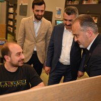 Başkan Aktaş, sahuru gençlerle yaptı 