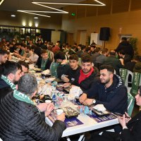 Başkan Aktaş, sahuru gençlerle yaptı 