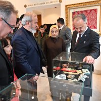 Başkan Aktaş, Kâbe örtüleri sergisini gezdi 