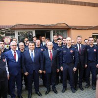  Başkan Bozbey'den Büyükşehir çalışanlarına bayram ziyareti 