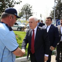  Başkan Bozbey'den Büyükşehir çalışanlarına bayram ziyareti 