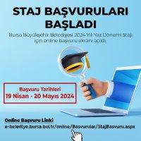 2024 YILI YAZ DÖNEMİ STAJ BAŞVURULARI 
