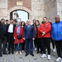 Bursa’da 19 Mayıs coşkusu kortej yürüyüşüyle başladı 