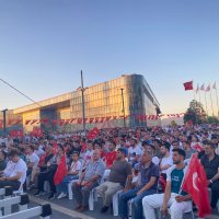 Bursa’da milli heyecan dev ekranda yaşandı 