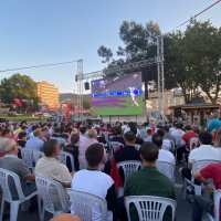 Bursa’da milli heyecan dev ekranda yaşandı 