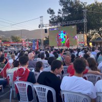 Bursa’da milli heyecan dev ekranda yaşandı 