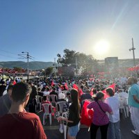 Bursalılar Türkiye - Portekiz maçını dev ekranlarda izledi 