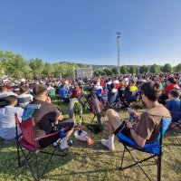 Bursalılar Türkiye - Portekiz maçını dev ekranlarda izledi 