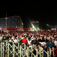 Milli Takım Almanya’da, Bursalılar meydanlarda coşku yaşadı 