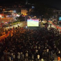 Milli Takım Almanya’da, Bursalılar meydanlarda coşku yaşadı 