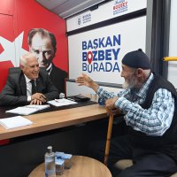 Başkan Bozbey makamını Büyükorhan’a taşıdı 