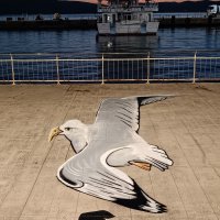 Bursa sokaklarında 3 boyutlu sanat 