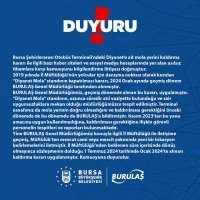 BURULAŞ’tan Terminal'deki mola yeri hakkında açıklama 