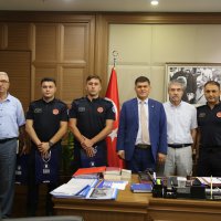 Büyükşehir’den ‘can dostu’ kurtaran itfaiye personeline teşekkür 