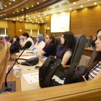 Stajyerler oryantasyon eğitiminde 