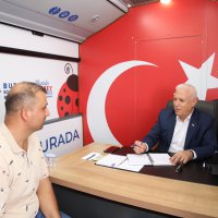 Başkan Bozbey, makamını Mustafakemalpaşa’ya taşıdı 