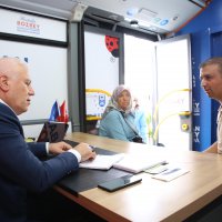 Başkan Bozbey, makamını Mustafakemalpaşa’ya taşıdı 