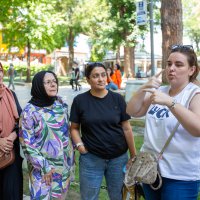 Bursa’nın güzelliklerini işaret diliyle tanıyorlar 