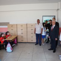 Başkan Bozbey, çocukların ilk ders zili heyecanına ortak oldu 