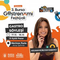 Bursa Gastronomi Festivali’nde ünlüler yağmuru 
