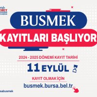 BUSMEK’te yeni dönem kayıtları başladı 
