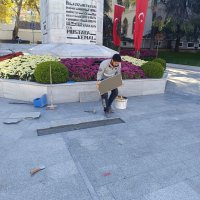 Büyükşehir’den Atatürk Anıtı’na bakım 