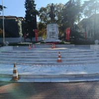 Büyükşehir’den Atatürk Anıtı’na bakım 