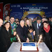 Başkanlık Kupası’nın sahibi ‘Amazonlar’ ve ‘Spor İşleri’ 