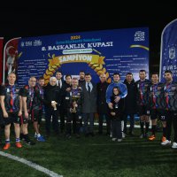 Başkanlık Kupası’nın sahibi ‘Amazonlar’ ve ‘Spor İşleri’ 