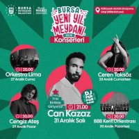 Bursa Yeni Yıl Meydanı’nda Bursaspor imza günü 