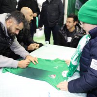 Bursaspor, ‘Yeni Yıl Meydanı’nda taraftarla buluştu 