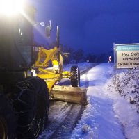 Büyükşehir’den karla mücadelede yoğun mesai 