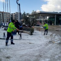 Büyükşehir, karla mücadelede gece gündüz sahada 