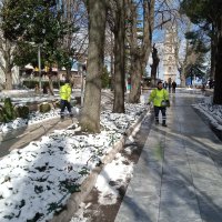 Büyükşehir, karla mücadelede gece gündüz sahada 