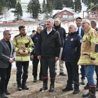 Başkan Bozbey’den Uludağ’da yangın incelemesi 