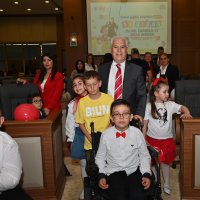 Büyükşehir Meclisi’nde söz çocukların 