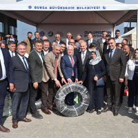 Bursa Büyükşehir’den çiftçiye büyük destek: Üreticiler sulama borularına kavuştu 