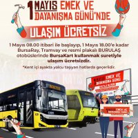 1 Mayıs'ta ulaşım ücretsiz 