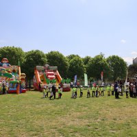 Bursa Uluslararası Spor Festivali’nde çocuklar doyasıya eğlendi 