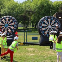 Bursa Uluslararası Spor Festivali’nde çocuklar doyasıya eğlendi 