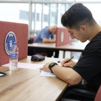 Gençlere üniversite yolunda sınav provası 