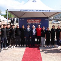 Atatürk Spor Salonu’nun temeli törenle atıldı 