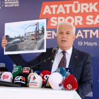 Atatürk Spor Salonu’nun temeli törenle atıldı 