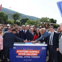 Atatürk Spor Salonu’nun temeli törenle atıldı 