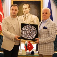 Kardeş şehir Tırnova’dan Başkan Bozbey’e ziyaret 