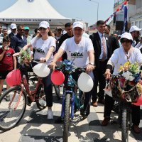 ‘Süslü Bisikletler’ ile temiz çevreye dikkat çekildi 