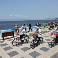 ‘Süslü Bisikletler’ ile temiz çevreye dikkat çekildi 