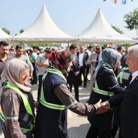 Başkan Bozbey, Büyükşehir çalışanlarının bayramını kutladı 