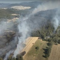 Büyükşehir’den Orhaneli’deki yangına anında müdahale 
