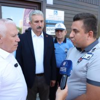 Kahraman güvenlik görevlisine Başkan Bozbey’den tebrik 